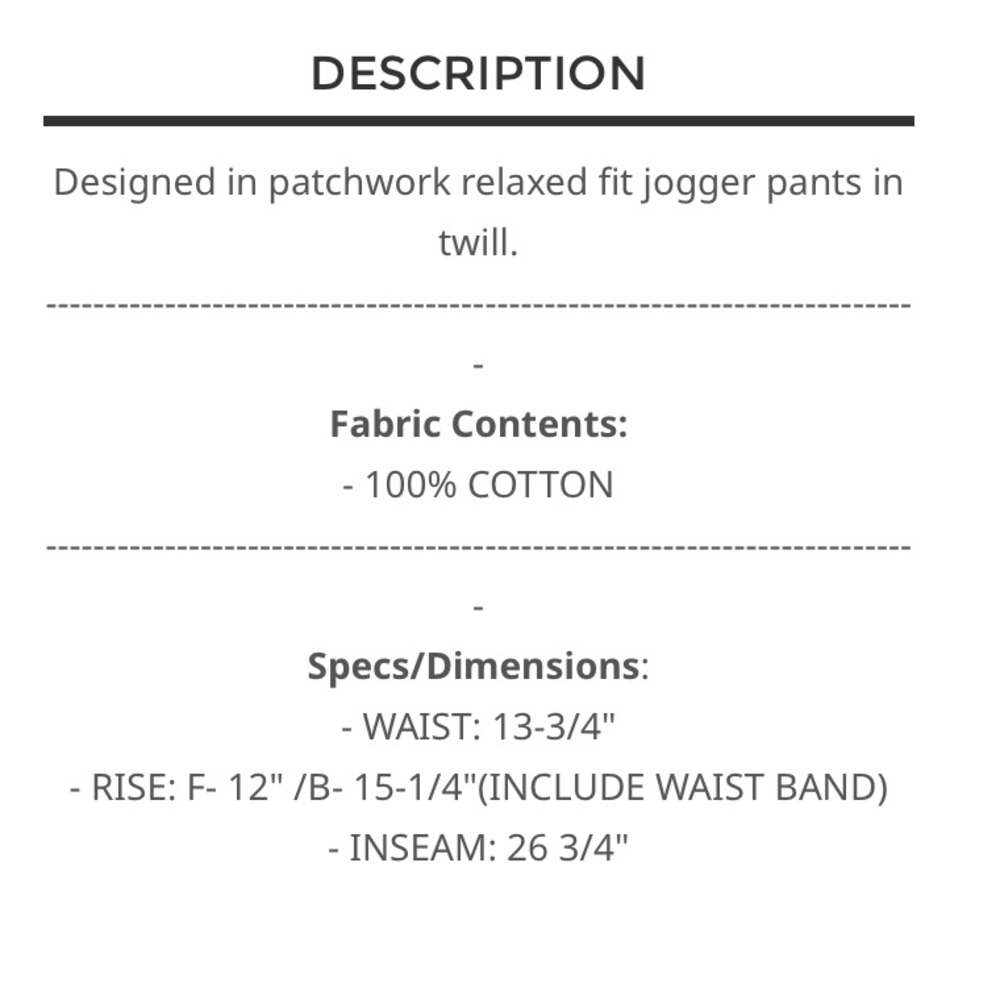 Pol Blue Patchwork Pants - image 5